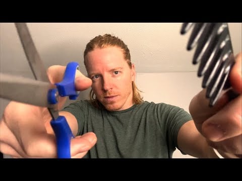 ASMR For Your Phone | Vertical Barbershop Haircut ASMR￼