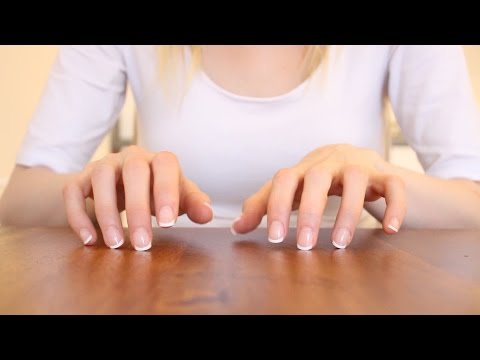 ASMR Finger tapping goodness - Manicured nails