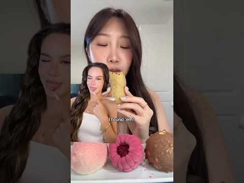 Crunchy Viral Desserts ASMR 🍓🍑🍇😍 #asmr #dessert #food #asmrsounds #asmrvideo