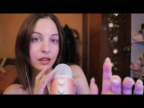 ASMR Close Whispered Life Update while Tapping ~ear to ear + some triggers