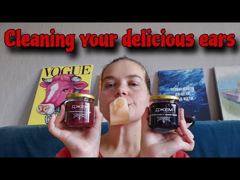 Asmr licking eating ears • белорусские джемы • mouth sounds • intensive 
