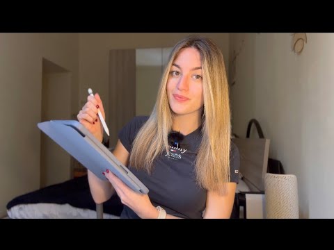 ROLEPLAY ASMR ✨amica ti aiuta a preparare la valigia ✈️ (soft spoken asmr ita)