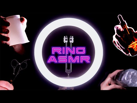 RING ASMR │Hands + Liquids + Dropper Bottle + Cups sounds 🎧