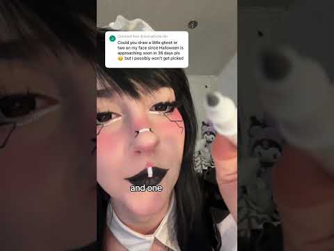 you want 👻?? i give you 👻!! || #asmr #asmrshorts #altgirl #gothgirl