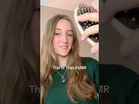 This or that? ✨ Let me know! #asmr #thisorthat #asmrtriggers #asmrsounds #fastasmr