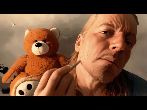 Painting Myself Into A Cartoon ASMR