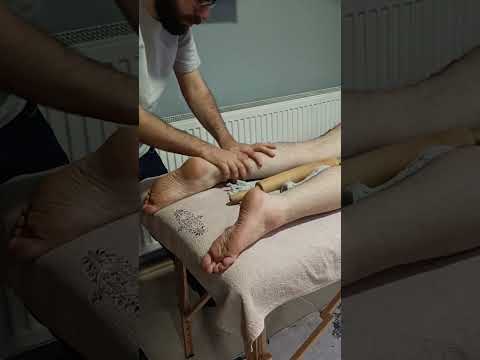ASMR LEG BODY SLEEP MASTER SPORTS THERAPY  #massage #easyturkish #relax #shortvideo