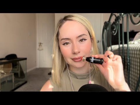 Asmr tapping gently on tiny objects
