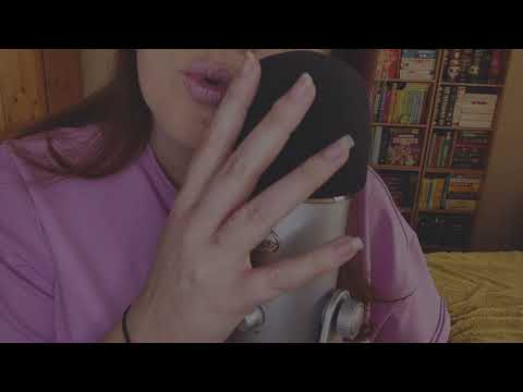 ASMR - Slow Mouth Sounds & Mic Scratching