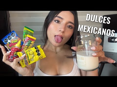 Asmr probando dulces MEXICANOS🇲🇽 ♡
