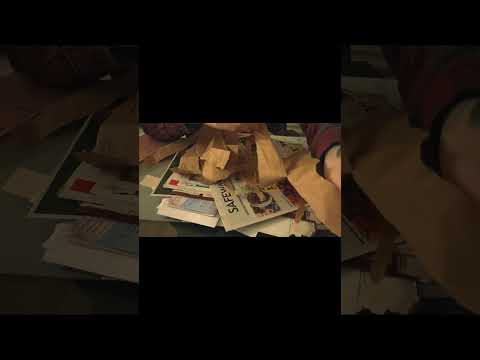 this was satisfying to film, crinkly ripping paper asmr #paperasmr  #asmrtriggers #triggersforsleep