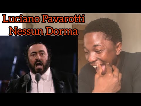 African react to Luciano Pavarotti - Nessun Dorma