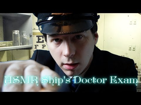ASMR Doctor Exam 🚢 Old Time Cruise Ship 🌊