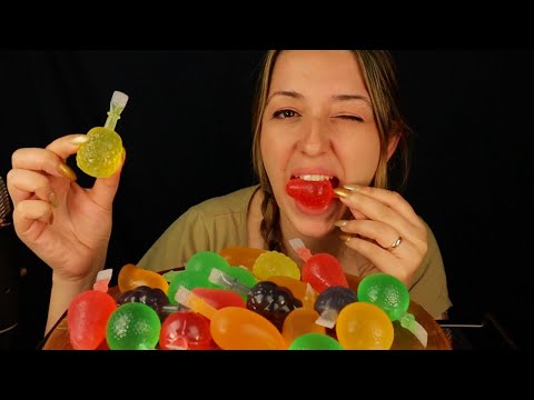 JELLY FRUIT ASMR | Jöle Topları yemek sesleri | TikTok Challenge (Türkçe Asmr)