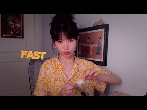 ASMR 快速觸發音 打指直升機 水迴旋鏢Fast Triggers Water Boomerang