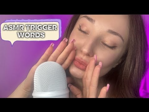 ASMR Trigger Words that will make you fall asleep in 5 MINUTES 😴