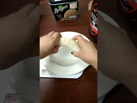 BANANA & CHOCOLATE ICE CREAM DESSERT #mukbang #DESSERT#BANANA# #EASY  DESSERT