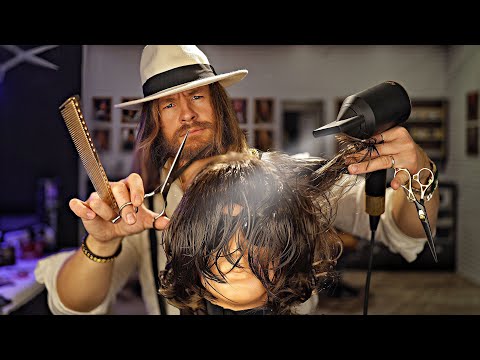 [ASMR]✂️New LUXURY Haircut (real hair cut for sleep) ✂️ [4K]