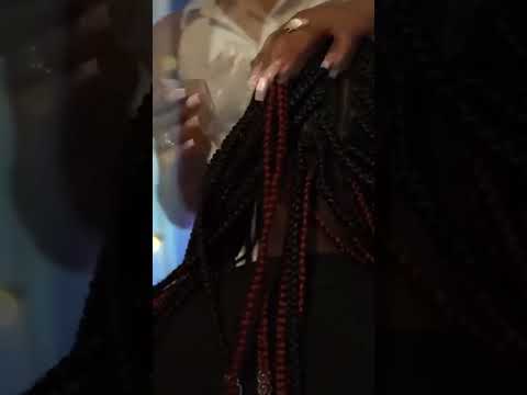 cleaning up the excess oil 💆🏾‍♀️ #shorts #asmr