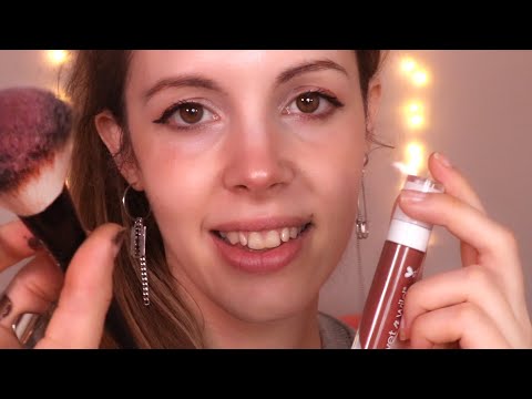 ASMR Doing Your Makeup (Layered Sounds, Crisp Up-close Audio)