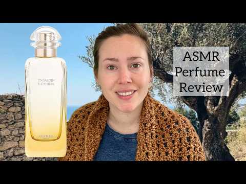 (ASMR) Perfume Review - Hermes Un Jardin a Cythere  - Glass Tapping & Whispering