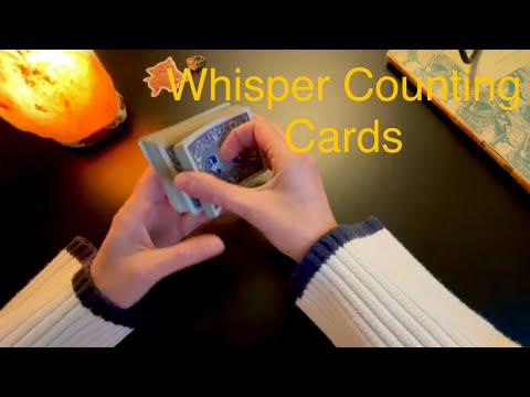 Counting a Deck of Cards, Mostly Whisper ASMR for Sleep or Relaxation