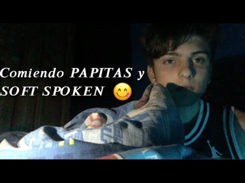 ASMR - Comiendo PAPITAS y SOFT SPOKEN 😳🤝 | Sanvi ASMR