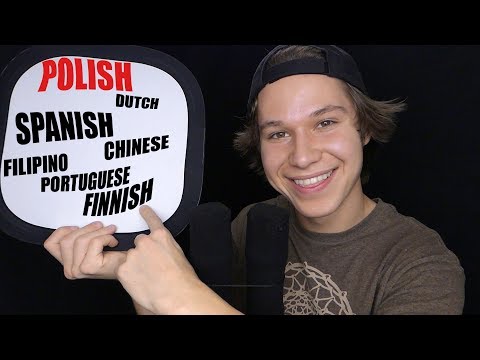 ASMR Speaking Every Language