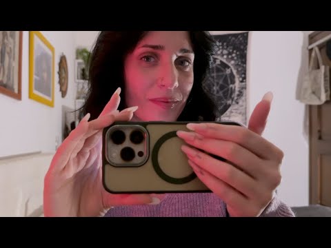 I'm back! ASMR ~ Camera Lens Tapping, Whispering, Visual Triggers ~ Lofi 10
