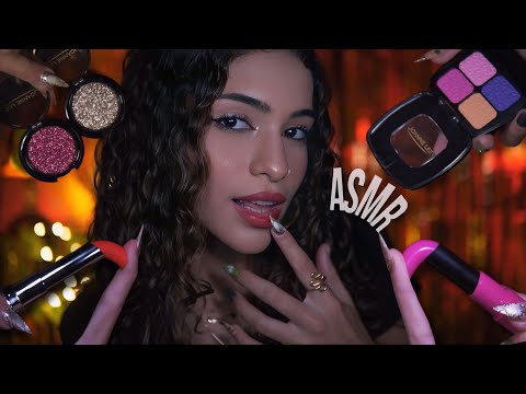 🎄 ASMR COM MAKE FAKE | Sons Suaves para Dormir