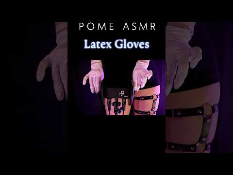 4K/ASMR｜Latex Gloves Oil Ear Massage🧤｜ #relax #triggersforsleep #foot #feet #thigh#latex