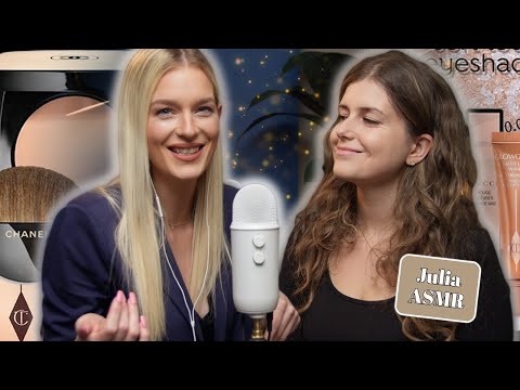 ASMR/Doing @JuliaASMR´s Makeup (deutsch/german) 4k