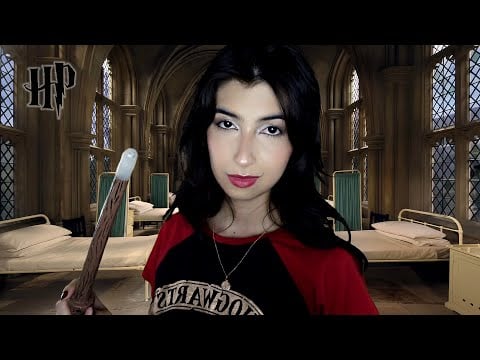 ASMR Enfermaria Hogwarts - você se machucou em um duelo