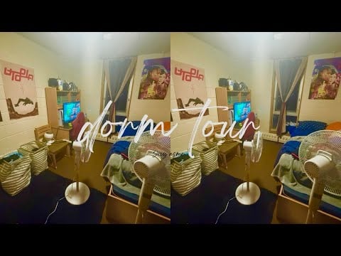 ASMR University Dorm Tour (Its Smal!!) ✨