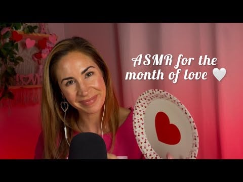 ASMR | Love & Valentines themed triggers ❤️🥰 [Pink, red, purple, & personal attention just for you!]
