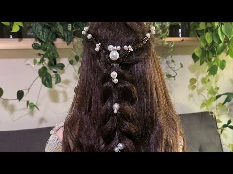 ASMR | Hairstyle - Hair Styling - Hair Decorating - Hair Fixing - perfectionist - Finishing Touches