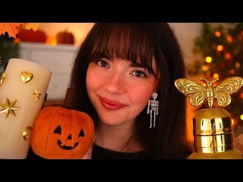 ASMR Tingly Fall & Halloween Haul 🕯🎃🍂(Home Decor, Clothes, Candles)
