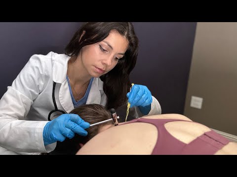 ASMR Unintentional Chiropractic Adjustment | Skin Cracking, Scalp, Neck & Shoulders | Soft Spoken