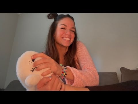ASMR fabric scratching, body triggers, skin sounds, hands sounds 