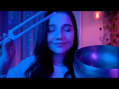 ASMR Frequências de AMOR e PAZ ♡ Sino Tibetano e Sussurros para Dormir Profundamente | 3 Horas