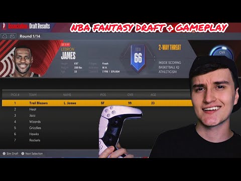 NBA2K22 Legends Fantasy Draft + Gameplay ( ASMR )