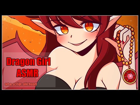 Becoming Friends with a Dragon Girl | ASMR Roleplay [F4A] [Treasure, Cooking Sounds]