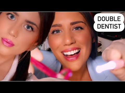 ASMR | Double x2 Dentist Roleplay (Medical Exam, Accent)