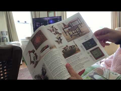 Ad-free ASMR; page turning, books and catalogs - whispered