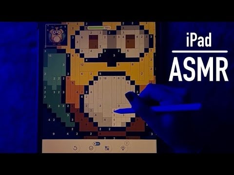 😴 The Most Satisfying Pixel Puzzle ASMR | Clicky Whispers & Relaxing Taps