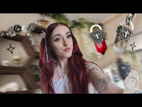 asmr ִֶָ 𓂃⊹ ִֶָ  my most unique (+ slightly chaotic) jewelry pieces