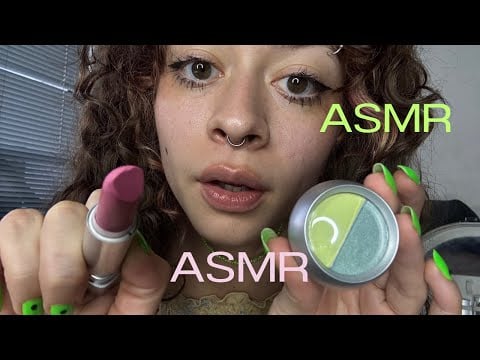 ASMR te maquiando rápido pra correr atrás do cara do picolé