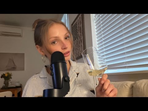 ASMR Tipsy Whisper Ramble🍷 