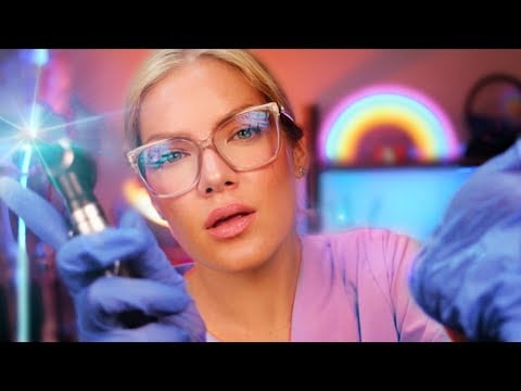 ASMR Inaudible, In your Ears Otoscope Inspection, Up Close Ear to Ear Whispers, Intense Binaural