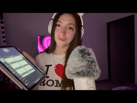 ASMR leyendo tus metas del 2026✨